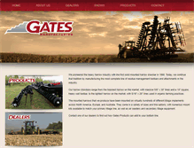Tablet Screenshot of gatesmfg.net